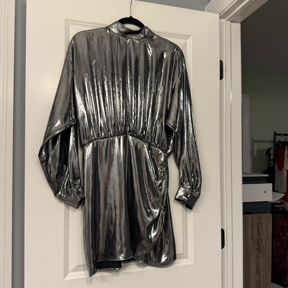 Zara Metallic Mini‎ Dress